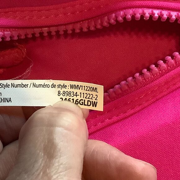 Kids SwimSchool UPF 50 Flamingo Pink & Green Swim Vest Adjustable Strap 33-55 lb - Picture 5 of 6